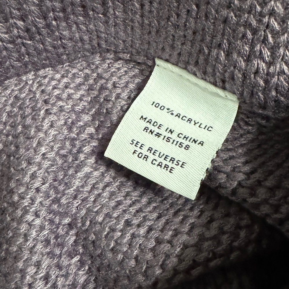 525 America Vintage Violet Sweater Knit Lounge Shorts | Drawstring | Size S - Picture 8 of 8